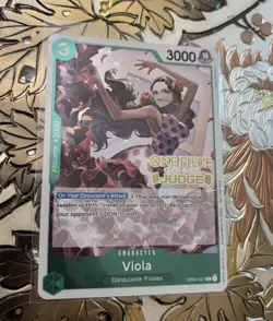 One Piece Card Game Viola Judge Pack Vol. 4 OP04-021 Kingdoms of Intrigue Foil A - Image 1