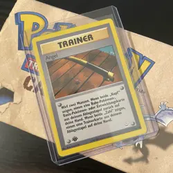 1st Edition German Angel Old Rod 64/64 Neo Revelation Pokemon Card NM - Image 1