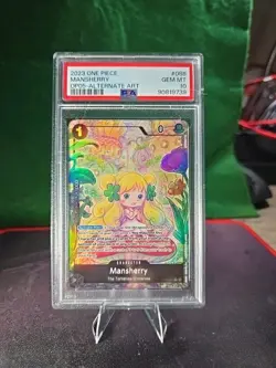 Mansherry PSA 10 Gem Mint Alternate Art One Piece Card Game English OP05-088 - Image 2