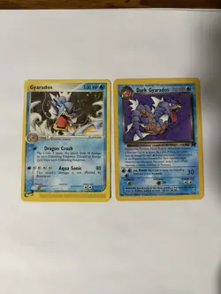 Pokemon Card TCG Gyarados EX Dragon Uncommon 32/97 & Dark Gyarados 25/82 - Image 1