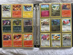 Pokemon Card Binder Collection TCG 16 full pages LP-NM a lot Holos reverse holos - Image 4