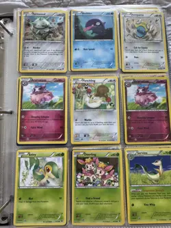 Pokemon Card Binder Collection TCG 16 full pages LP-NM a lot Holos reverse holos - Image 5
