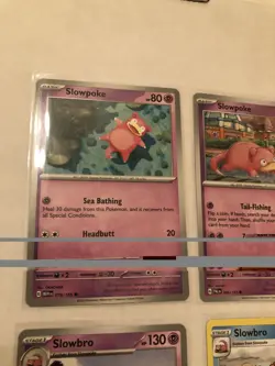 Lot Of 11 Slowpoke Slowbro Slowking Pokemon Cards - Image 5