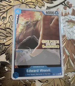 One Piece Card Game Edward Weevil Judge Foil EB01-023 AUC - Image 1