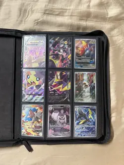 Pokemon Card Collection Binder Tons Of Cards IR shiny Ex Vstar Trainers V Vmax - Image 1