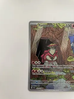 Pokemon TCG Turtonator 146/142 Illustration Rare Stellar Crown Card NM - Image 3