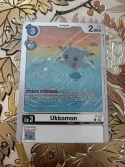 Digimon Card Game Singles Ukkomon P-123 Promo Event Participation - Image 1