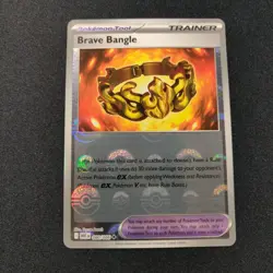 Brave Bangle (Poke Ball Pattern) 080/086 Sv: White Flare Holo Pokemon Tcg Card - Image 1