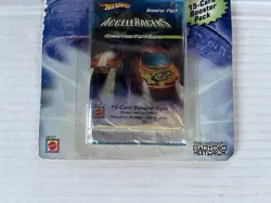 Hot Wheels AcceleRacers 15 Card Booster Pack Collectible Card Game - Image 3