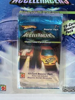 Hot Wheels AcceleRacers 15 Card Booster Pack Collectible Card Game - Image 4