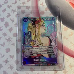 Black Maria (Illustration Box Vol.2) OP08-074 One Piece Promotion Card Sealed - Image 1