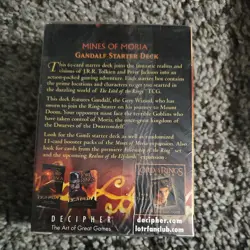 Lord Of The Rings Mines Of Moria 63 Card Gandalf Starter Deck Factory Sealed. - Image 2