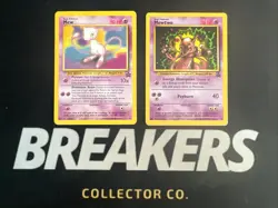Wizards of the Coast (WotC) Black Star Promo Pokemon Card Lot: Mewtwo 14 & Mew 8 - Image 1