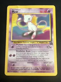 Wizards of the Coast (WotC) Black Star Promo Pokemon Card Lot: Mewtwo 14 & Mew 8 - Image 2