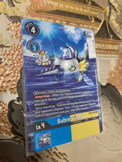Digimon Card Game BT8-023 U Submarimon New Awakening Alt Art - Image 1