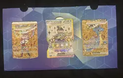 Terapagos EX Ultra-Premium Collection 3 PROMO CARDS Still Sealed Lapras Cinderac - Image 2