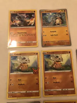 Lot of 8 Cubone and Marowak Pokemon Cards - Image 3