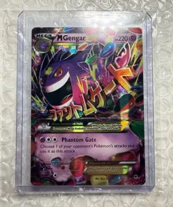 Mega MGengar EX 35/119 XY-Phantom Forces Holo Pokemon Card LP/MP - Image 1