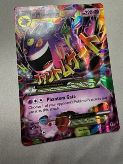 Mega MGengar EX 35/119 XY-Phantom Forces Holo Pokemon Card LP/MP - Image 4