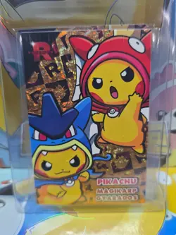 Pokemon card Pikachu Poncho Gyarados Magikarp - Image 1