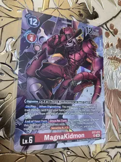 Digimon Card Game MagnaKidmon EX7-013 Super Rare Alt Art Digimon LIBERATOR - Image 1