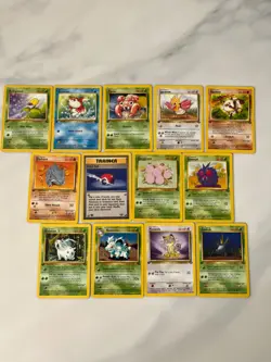 1999 Pokemon 1st EDITION Jungle Set - 13 Card Lot - Image 1