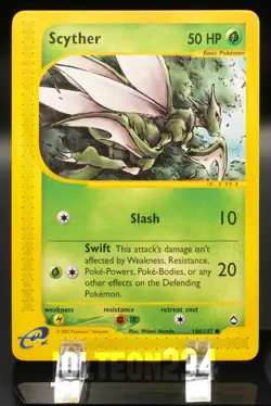 Pokemon TCG Card - Scyther 106/147 Aquapolis Common Vintage E-Reader - Image 1