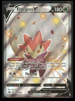 2021 Pokemon TCG Sword & Shield Promo Cards Holo Eldegoss V Basic/Rare Holo V - Image 1