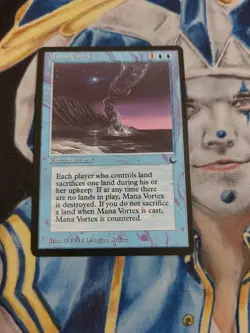 Mana Vortex MTG The Dark Rare Blue Enchantment Near-Mint x1 GG6 - Image 1