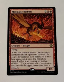 MTG Magmatic Hellkite - Tarkir: Dragonstorm LP - Image 1
