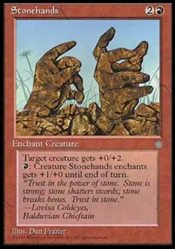 Stonehands - Light Play MTG Ice Age - Image 1