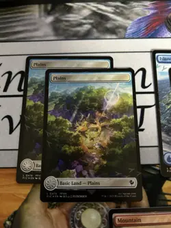 MTG Magic Final Fantasy FOIL Chocobo Track Lands Full Art Variants 10 Card Lot - Image 3