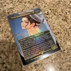 YUNA, GRAND SUMMONER (BORDERLESS) WPN FINAL FANTASY FOIL PROMO 0001 - Image 1