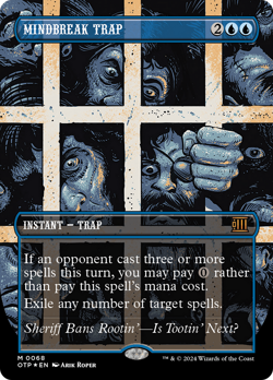 Mindbreak Trap (Textured Foil) [Outlaws of Thunder Junction: Breaking News] - Image 1