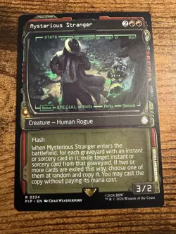 MTG Magic The Gathering Mysterious Stranger Showcase Very Rare!! - Image 1