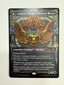 Aclazotz, Deepest Betrayal Borderless (NM Foil) LCI-0316 Mythic MTG - Image 1