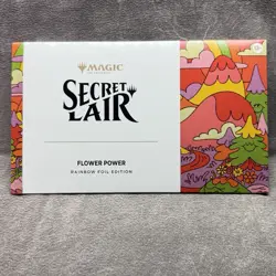 MTG Secret Lair Drop: Flower Power - SLD Rainbow Foil Land Set New & Sealed - Image 1