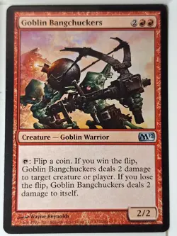 Goblin Bangchuckers - Magic 2012 Core Set M12 - Magic the Gathering MTG Nice! - Image 1