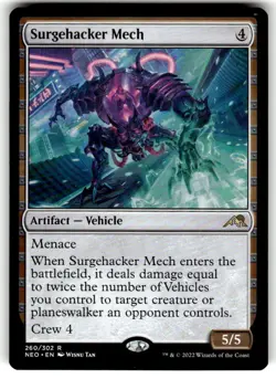 Surgehacker Mech Kamigawa: Neon Dynasty Regular MTG - Image 1