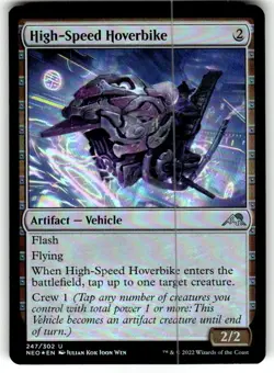 High-Speed Hoverbike Kamigawa: Neon Dynasty Regular FOIL MTG NM - Image 1