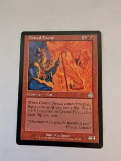 Crazed Firecat Torment Regular MTG - Image 1