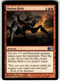 Molten Birth - Magic 2014 Core Set M14 - Magic the Gathering MTG Nice! - Image 1