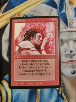 Blood Lust MTG Legends Uncommon Red Instant Slightly Played x1 GG3 - Image 1