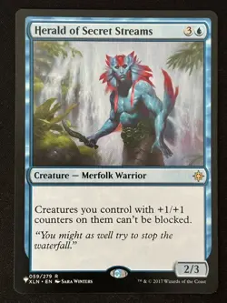 1x MTG Herald of Secret Streams - The List Reprints (LIST) (XLN) #59 - Magic - Image 1