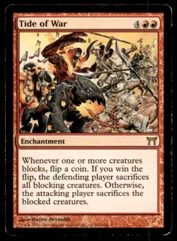 MTG Tide of War LP Light Play Champions of Kamigawa [704] - Image 1