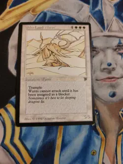 Elder Land Wurm MTG Legends Rare White Creature Slightly Played x1 GG1 - Image 1
