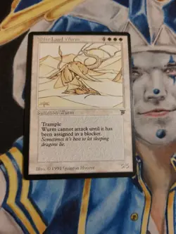 Elder Land Wurm MTG Legends Rare White Creature Slightly Played x1 GG1 - Image 2