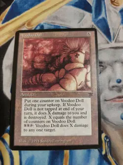Voodoo Doll MTG Legends Rare Artifact Slightly Played x1 GG1 - Image 1