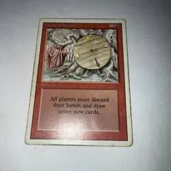 Wheel of Fortune Revised Edition Regular Heavily Played Magic The Gathering Mtg - Image 1