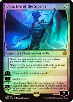 Ugin, Eye of the Storms Foil Tarkir: Dragonstorm NM MTG - Image 1